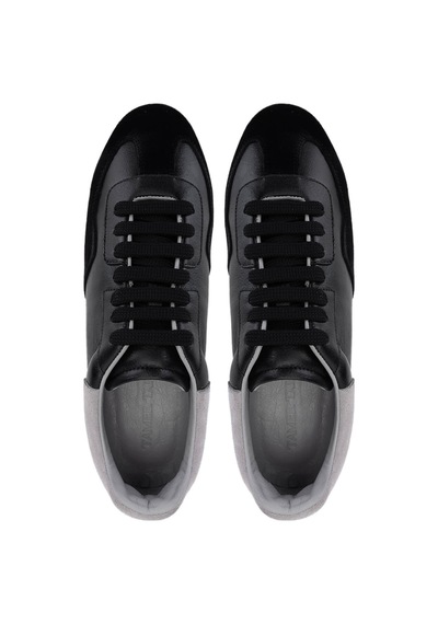 Tamer Tanca Erkek Hakiki Deri Siyah Sneakers & Spor Ayakkabı 1111 10125 Erk Ayk Y25 Syh Dr/syh Suet Siyah