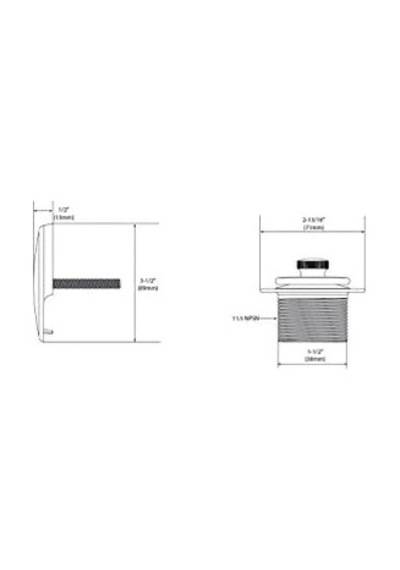 Moen T90331wr Push-n-lock Küvet Ve Duş Tahliye Kiti 1-1/2 İnç Konular, Ferforje 000 Açık Krem