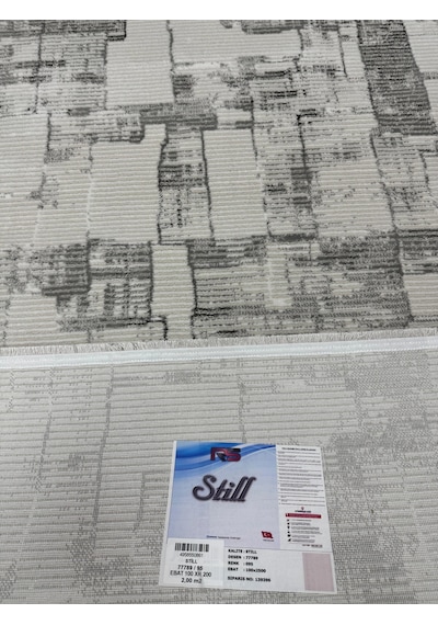 Merinos Still 77789-095 Özel Kesme Halı Gri Çok Renkli