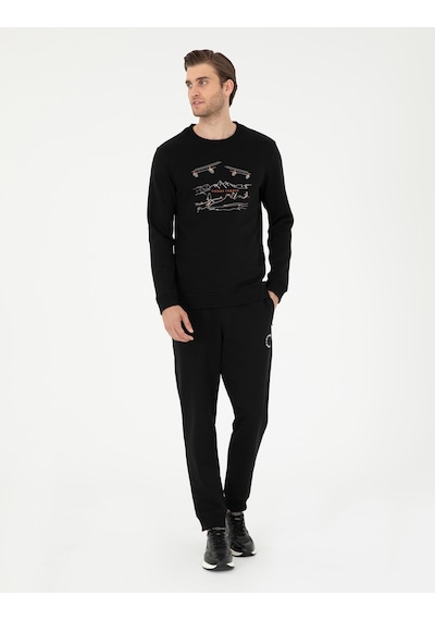 Pierre Cardin Erkek Siyah Sweatshirt 50298587-vr046 Siyah