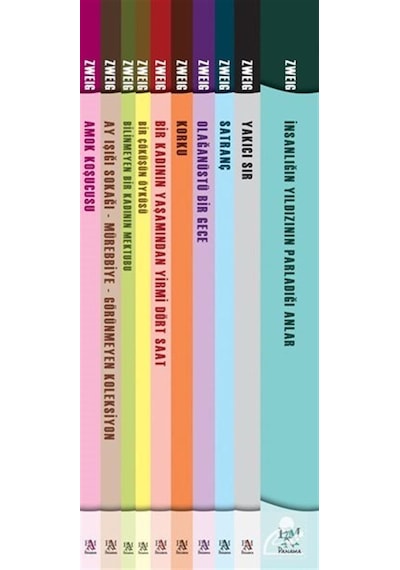 Stefan Zweig Seti-10 Kitap Takım - Stefan Zweig - Panama Yayıncılık