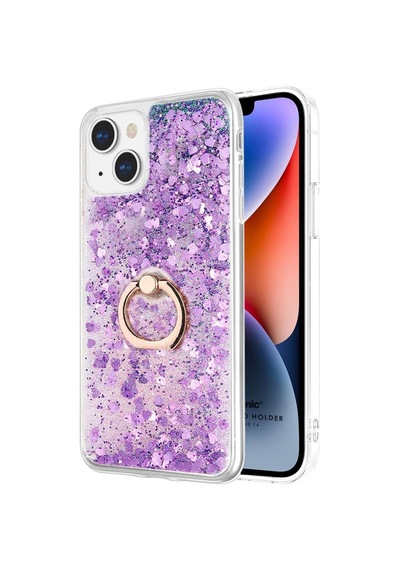 Için Kılıf Glitter Holder Mor 14 İle Uyumlu Kılıf - Mor Diğer