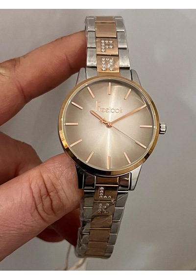 Freelook Fl-64389 Çelik Kordon Ve Kasa 5 Atm Su Geçirmez Kadın Kol Saati Rose Gold