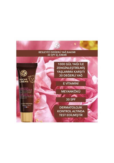 Spf 30 Lekakarşıtı Besleyici Yaşlanma Karşıtı El Kremi 50 Ml - 30 Değerli Yağ Ve Meyankökü Kompleks