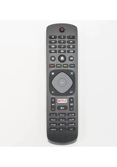 Philips Uyumlu Lcd Led Tv Kumanda Smart - Netflix Tuşlu + 2 Pil