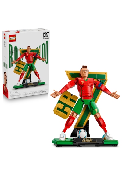 LEGO® Editions Cristiano Ronaldo – Futbol Efsanesi 43016 - 12 Yaş ve Üzeri Çocuklar için Dekoratif Model Yapım Seti (854 Parça)