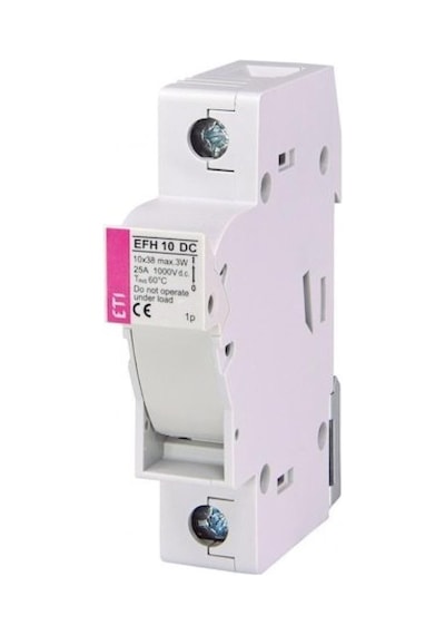 10X38 Kartuş Sigorta Yuvası Kutusu 1000 V Max 25 A Amper