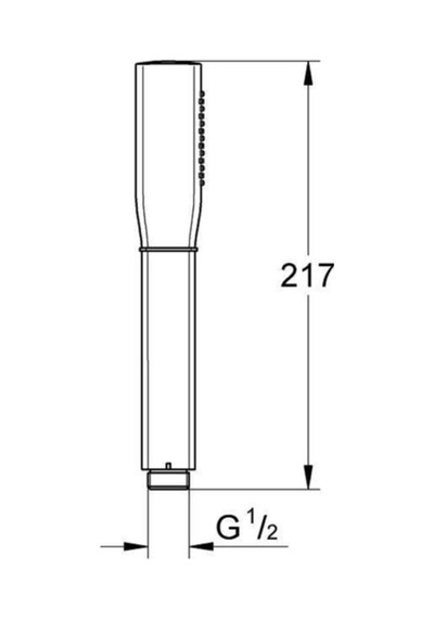 Grohe El Duşu Tek Akışlı Grandera Krom - 26037001 Krom