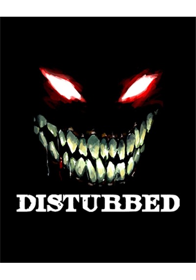 Zepplin Giyim Disturbed Teeth and Eyes Büyük Sırt Patch Yama