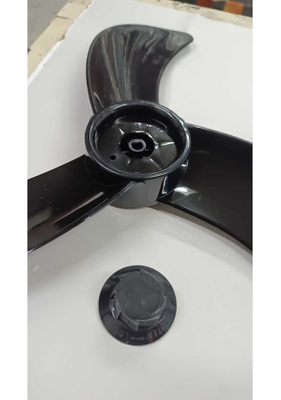 Sf-6710 Vantilatör Pervanesi Motor Mili D Model Şekil Plastik Somun Dahil