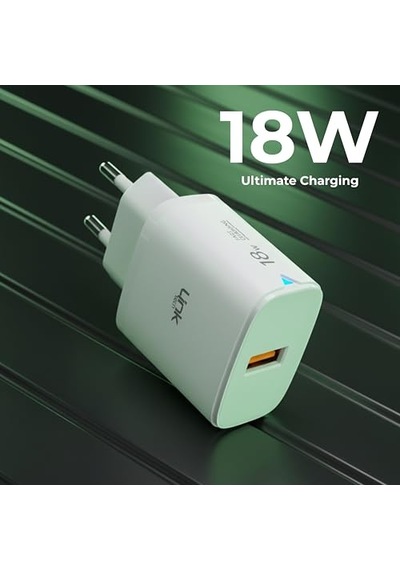 18w Qc3.0 Usb Şarj Adaptörü Beyaz