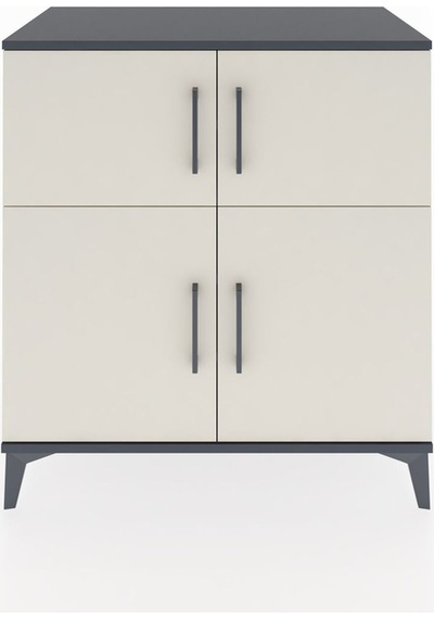 Hyperion Şifonyer 4 Raflı 4 Kapaklı 88x44x96 Antrasit-aytaşı Antrasit Hyperion Şifonyer 4 Raflı 4 Kapaklı 88x44x96 Antrasit-aytaşı Antrasit