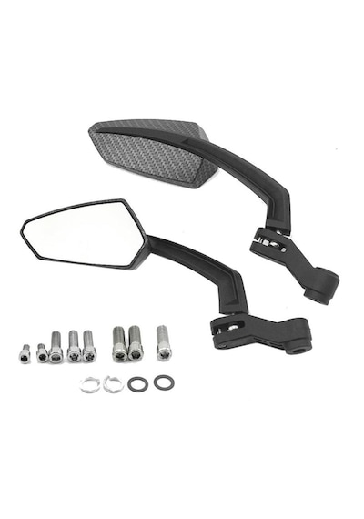 Üniversal Motosiklet Aynası Karbon 8/10mm Ters Ve Düz Diş Tüm Mar