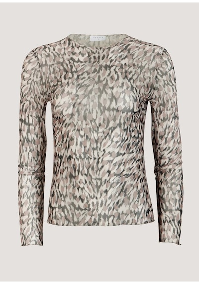 Lupinn Moda Kadın Desenli Transparan Tül Body Uzun Kollu Esnek İnce Fit Leopar & Zebra Desen - Yazlık Şık Üst Kahverengi Lupinn Moda Kadın Desenli Transparan Tül Body Uzun Kollu Esnek İnce Fit Leopar & Zebra Desen - Yazlık Şık Üst Kahverengi