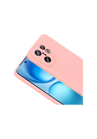 Vivo X200 Fe Kılıf Yumuşak Silikon Kamera Korumalı Lansman Pazarplus Lila
