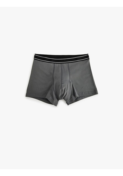 Koton 5'li Boxer Seti Geometrik Desenli Pamuklu Siyah 5wlm90038mk Siyah