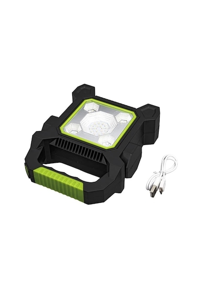 Powermaster Jy-258c 3 Kademeli Şarjlı Çok Fonksiyonlu Solar Işıldak Çok Renkli