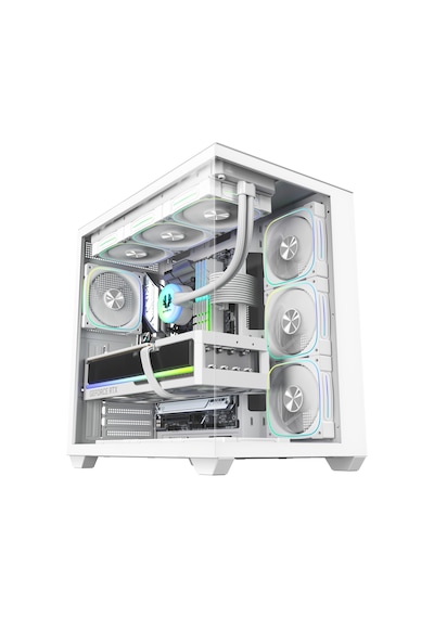 Bitfenix Ut500 White 850w 80+ Bronze Psu 4x120mm Frgb Fan Atx Akak0btf0047