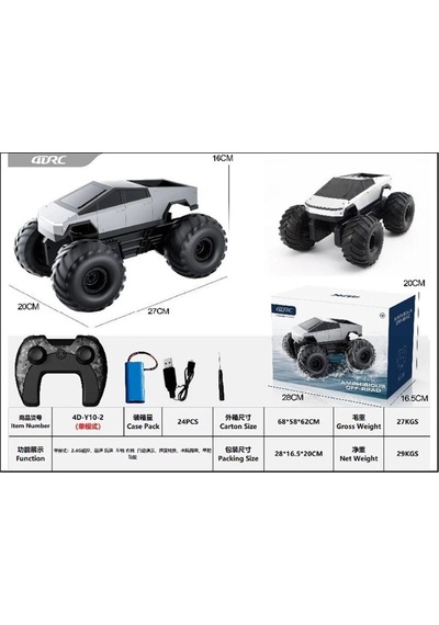 4d-y17 Suda Ve Karada Gidebilen 4x4 Dağ Aracı