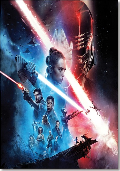 Cakasepetim Star Wars The Rise Of Skywalker Kompozisyon Ahşap Mdf Tablo