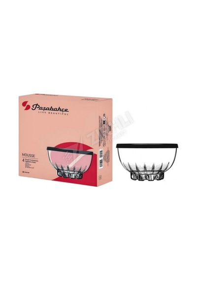2 Adet Paşabahçe Mousse Gri Kapaklı Saklama Kabı 270 Cc Çok Renkli