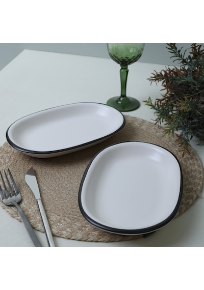 Keramika Simply Hitit Kayık Tabak 22 Cm 2 Adet 19985