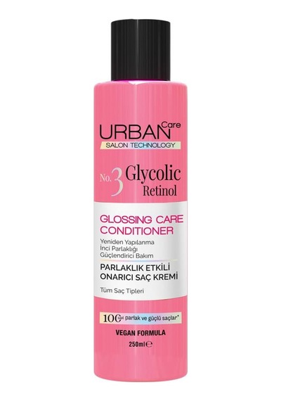 Glycolic Retinol Parlaklık Etkili Onarıcı Saç Bakım Kremi-250ml-gloss