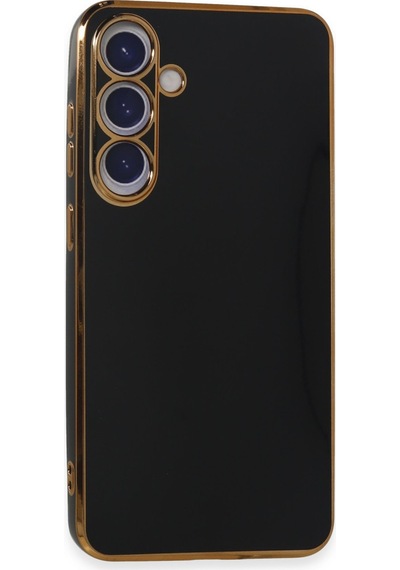 Samsung Galaxy Uyumlu, S24 Kılıf Volet Silikon - Siyah
