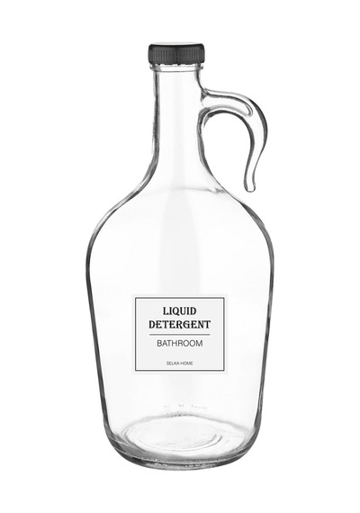 Selka Home Sıvı Deterjan Galon Şişe 1500 Ml Şeffaf