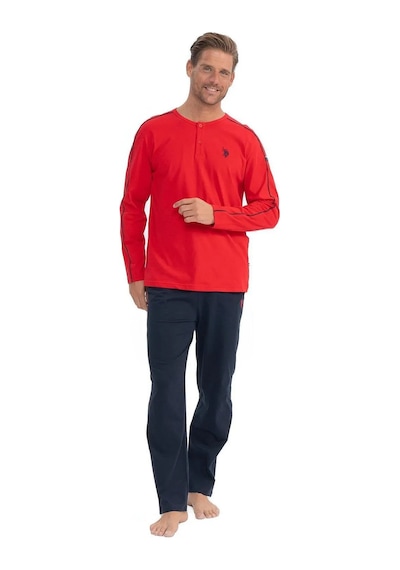 U.S. Polo Assn. U.s Polo Assn. 18836 Erkek Uzun Kollu Yuvarlak Yaka Pijama Takımı-kırmızı Kırmızı U.S. Polo Assn. U.s Polo Assn. 18836 Erkek Uzun Kollu Yuvarlak Yaka Pijama Takımı-kırmızı Kırmızı