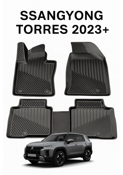 Ssangyong Torres 2023+ Uyumlu 3d Oto Paspas Premium