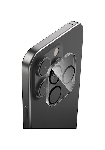 Apple Uyumlu   iPhone 16 Pro Max Raptic Glass Serisi Kamera Lens Koruyucu Şeffaf
