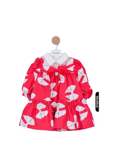 Xo Kids Kız Çocuk Elbise 1-5 Yaş 10018 Kırmızı