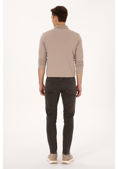 U.S. Polo Assn. Erkek Kahverengi Slim Fit Jean Pantolon 50308279-dn0031