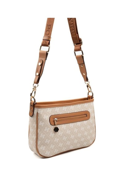Silver Polo Sp1160 Kadın Çapraz Çanta Monogram Taş-a.taba