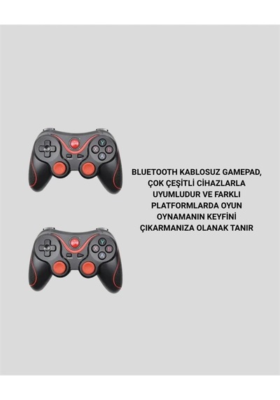 Bluetooth Kablosuz Oyun Kolu Android Apple iPhone Pc Uyumlu