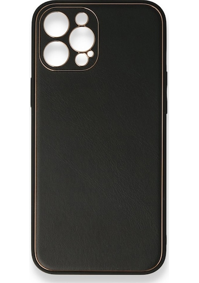 Nettech Apple Uyumlu iPhone 12 Pro Coco Leather Seri Arka Koruma