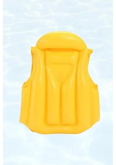 Abc Desen Çocuk İçin Sarı Renk 7x11 Yaş 20x45kg Şişme Yelek