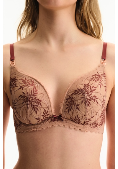 Penti Bej Intense Lace Dantel Push Up Destekli Sütyen