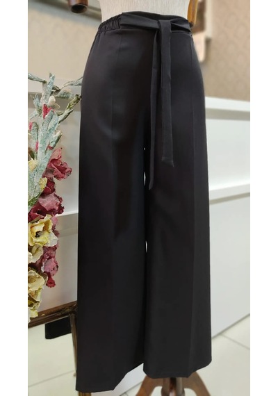 Alisma Moda Bol Paça Kadın Pantolon Siyah