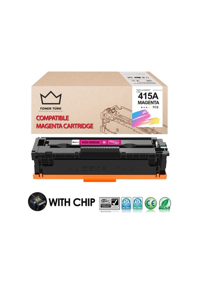 Hp 415a W2033a Uyumlu Toner Kırmızı - Çipli / M455 / M480 / M454 / M478 / M479
