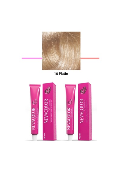 2 Li Set Premium 10 Platin - Kalıcı Saç Boyası 2 X 50 G Tüp