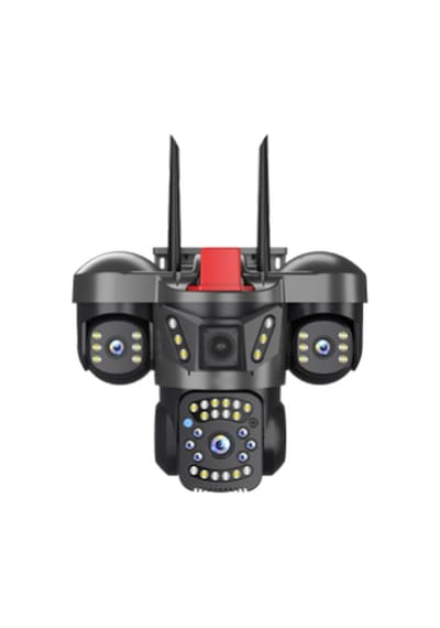 Onqam On-w2363 3x2mp Wi-fi Dış Mekan Pt Güvenlik Kamerası - 3 Lensli, Renkli Gece Görüş, Siren