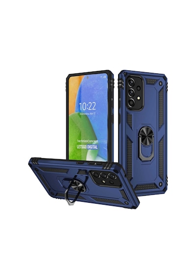 Galaxy A73 Kilif Zore Vega Yüzüklü Standli Zirh Kilif 551970709
