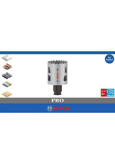 Bosch Pro 43 Mm Pc Delik Testeresi Hss %8 Kobalt 2608594383