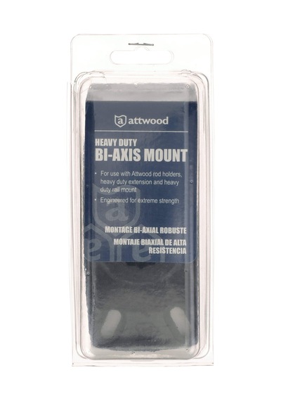 Attwood 5011-7 Ağır Hizmet Olta Tutucu Combo Montaj, Gunwale'nin Üstüne Veya Yanına Monte Edilir, Pozitif Kilit, Siyah