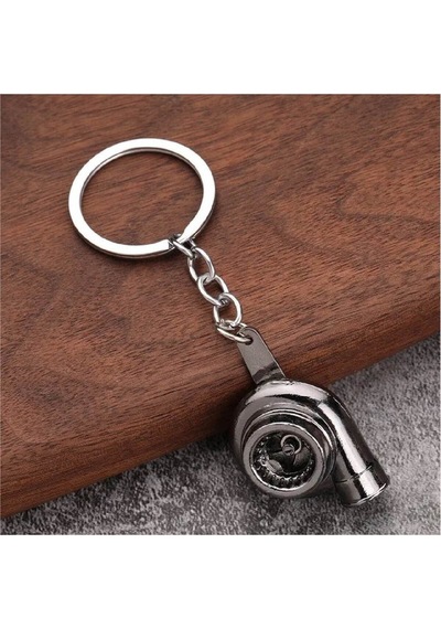 Mega Oto Market Oto Araba Anahtarlık Turbo Metal Krom
