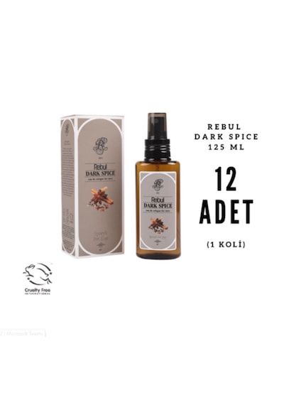 Rebul Dark Spice Sprey Kolonya 12 x 125 ML