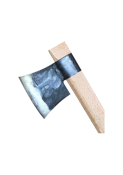 Küçük Sakallı Saplı Nacak - Balta 60cm - Dövme Çelikten - Popvitrin