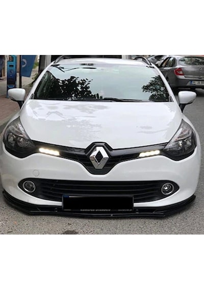 HasAkman Renault Clio 4 Basic Ön Tampon Lip Piona Black 2012 - 2020 arası